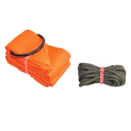 Pete Rickard Double Shoulder Deer Drag 2 Orange Web W7' Rope 8000